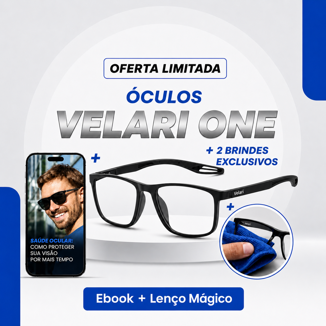 [OFERTA LIMITADA] Velari One Multifoco + Lenço Mágico e Ebook Grátis!